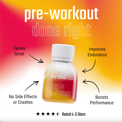 Pre-Workout Shot - Apple & Mango (6 x 60ml)