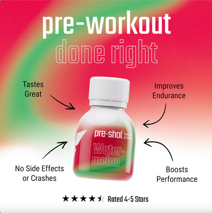 Pre-Workout Shot - Watermelon (6 x 60ml)